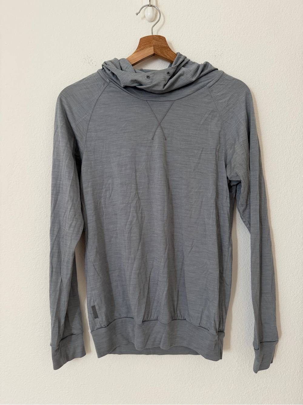 Icebreaker Cool Lite Merino Wool Sphere Long Sleeve Hoodie Top Shirt Size XS